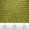 Textil - Soutache METALLICUM - 3mm - Aurum Light Olivine (Oliva Claro Aurum) (2 metros)
