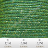 Textil - Soutache METALLICUM - 3mm - Aurum Malachite (Malaquita Aurum) (2 metros)