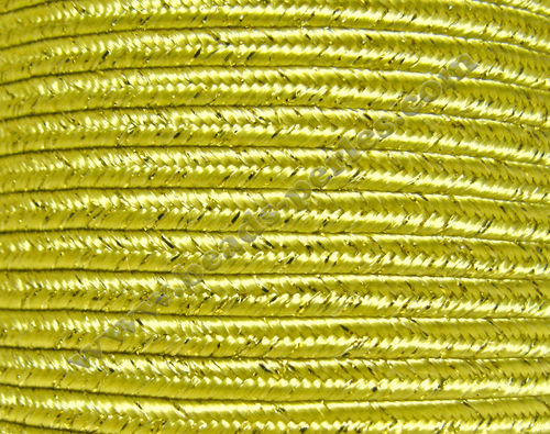 Textil - Soutache METALLICUM - 3mm - Aurum Chartreuse (Anís Aurum) (50 metros)