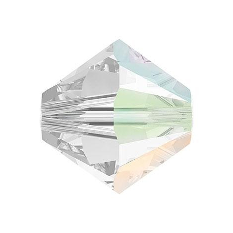Cristal SWAROVSKI - Tupi 5328 - 4mm - Crystal Aurora Boreale Satin (24 Uds.)