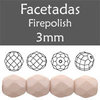 Cristal Checo - Facetada - 3mm - Silk Ancient Light Amethyst (100 Uds.)