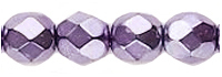 Cristal Checo - Facetada - 4mm - Metallic Oxidized Lilac (50 Uds.)