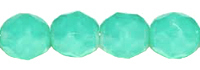Cristal Checo - Facetada - 8mm - Opal Green Turquoise (25 Uds.)