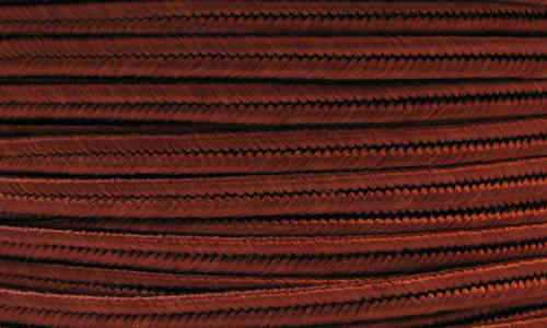 Textil - Soutache-Viscosa - 3mm - Brown (Marrón) (50 metros)