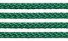Textil - Cordoncillo Trenzado Rayón - 3mm - Malachite Green (Verde Malaquita) (2 metros)