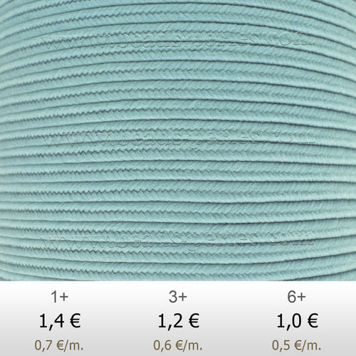 Textil - Soutache-Poliéster - 3mm - Limpet Shell (2 metros)