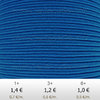 Textil - Soutache-Poliéster - 3mm - Dazzling Blue (2 metros)