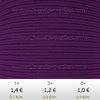 Textil - Soutache-Poliéster - 3mm - Purple Orchid (2 metros)