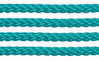 Textil - Cordoncillo Trenzado Poliéster - 3mm - Blue Turquoise (Azul Turquesa) (2 metros)