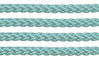 Textil - Cordoncillo Trenzado Poliéster - 3mm - Placid Blue (Azul Plácido) (2 metros)