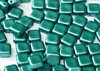 Cristal Checo - Tile - 6x6mm - Pastel Blue Turquoise (50 Uds.)