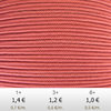 Textil - Soutache-Poliéster - 3mm - Flamingo (2 metros)