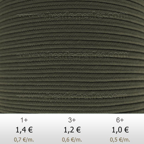 Textil - Soutache-Poliéster - 3mm - Gargoyle (2 metros)