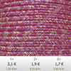 Textil - Soutache METALLICUM - 3mm - Aurum Fuchsia (Fucsia Aurum) (2 metros)