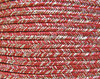 Textil - Soutache METALLICUM - 3mm - Argentum Flame Red (Rojo Fuego Argentum) (50 metros)