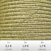 Textil - Soutache METALLICUM - 3mm - Aurum Bright Mink (Visón Brillante Aurum) (2 metros)
