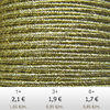Textil - Soutache METALLICUM - 3mm - Aurum Mink (Visón Aurum) (2 metros)