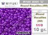 RR01486 - Miyuki - Rocalla - 11/0 - Opaque Purple (10 gramos)
