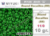 RR00411 - Miyuki - Rocalla - 11/0 - Opaque Green (10 gramos)