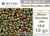 RR02035 - Miyuki - Rocalla - 15/0 - Matte Metallic Khaki Iris (10 gramos)