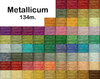 Textil - Soutache-METALLICUM - 3mm - MUESTRARIO 67 COLORES (134 metros)