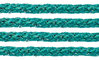 Textil - Cordoncillo Trenzado METALLICUM - 3mm - Argentum Bright Turquoise (2 metros)