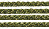 Textil - Cordoncillo Trenzado METALLICUM - 3mm - Aurum Leaf (2 metros)