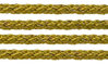 Textil - Cordoncillo Trenzado METALLICUM - 3mm - Aurum Bronze (50 metros)