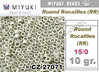 Miyuki - Rocalla - 15/0 - White & Labrador Matted (10 gramos)