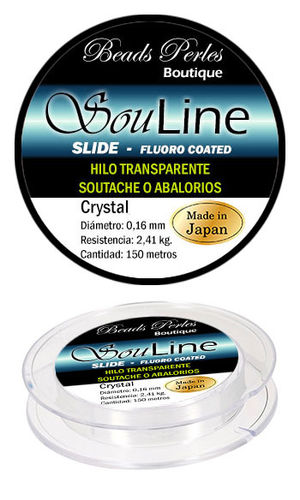 Herramientas - Hilo - SouLine SLIDE - 0,16mm - Crystal (150m)