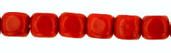 Cristal Checo - Cubo - 4mm - Pearl Tangerine (50 Uds.)