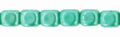 Cristal Checo - Cubo - 4mm - Opaque Luster Turquoise (50 Uds.)