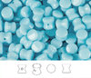 Cristal Checo - Pellet - 4x6mm - Opaque Light Blue Turquoise (50 Uds.)