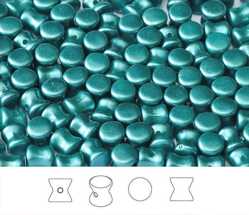Cristal Checo - Pellet - 4x6mm - Pastel Blue Turquoise (50 Uds.)