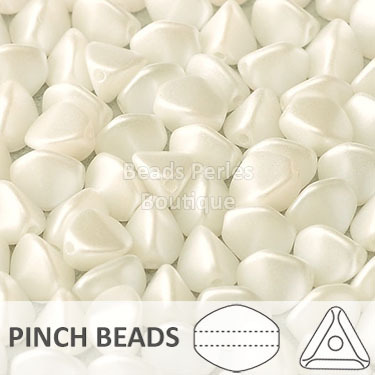Cristal Checo - Pinch - 5x3mm - Pastel Pearl (100 Uds.)