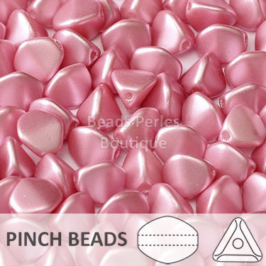 Cristal Checo - Pinch - 5x3mm - Pastel Rose (100 Uds.)