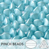 Cristal Checo - Pinch - 5x3mm - Pastel Aqua (100 Uds.)