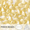 Cristal Checo - Pinch - 5x3mm - Pastel Champagne (100 Uds.)