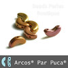 Cristal Checo - Arcos par Puca - 5x10mm - Copper Iris Satin (5 gr.)