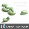 Cristal Checo - Arcos par Puca - 5x10mm - Marbled Prairie Green (5 gr.)
