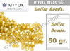 Miyuki - Delica - 11/0 - Silver-Lined Frosted Yellow Gold (50 gr.)
