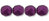 Cristal Checo - Facetada - 4mm - Pastel Purple (50 Uds.)