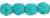 Cristal Checo - Facetada - 4mm - Blue Turquoise (50 Uds.)
