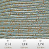 Textil - Soutache METALLICUM - 3mm - Cuprum Placid Blue (2 metros)