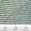 Textil - Soutache METALLICUM - 3mm - Cuprum Light Teal (2 metros)