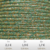 Textil - Soutache METALLICUM - 3mm - Cuprum Jade (2 metros)