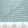 Textil - Soutache METALLICUM - 3mm - Argentum Limpet Shell (2 metros)