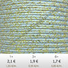 Textil - Soutache METALLICUM - 3mm - Aurum Limpet Shell (2 metros)