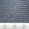 Textil - Soutache METALLICUM - 3mm - Argentum Blue Storm (2 metros)