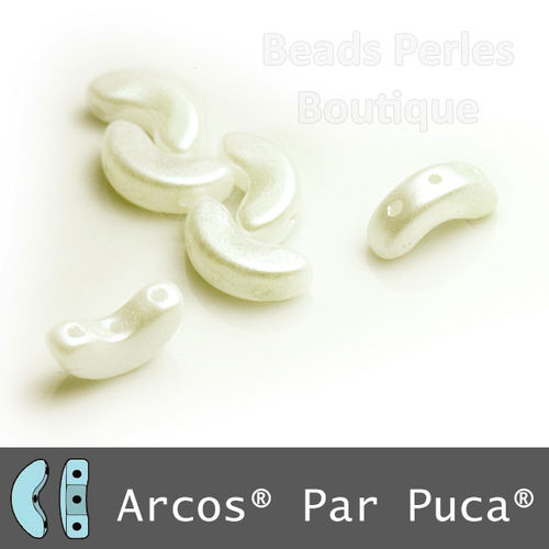 Cristal Checo - Arcos par Puca - 5x10mm - Pastel Pearl (5 gr.)
